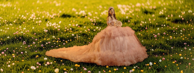 Vestido de quinceañera Sharlott modelo 3